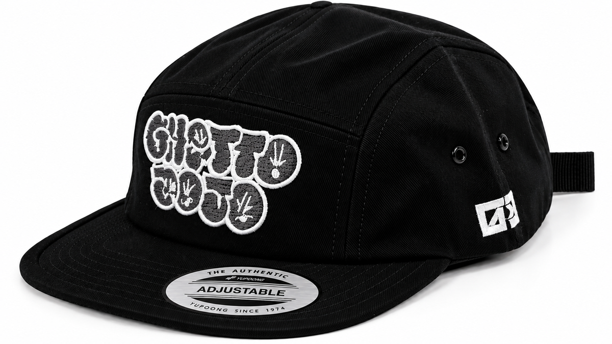 Ghetto Dojo Throwie Jockey Hat – Black