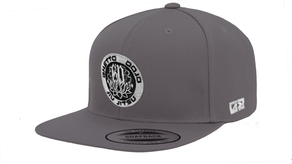 JIU JITSU CIRCLE LOGO SNAPBACK HAT / GHETTO DOJO