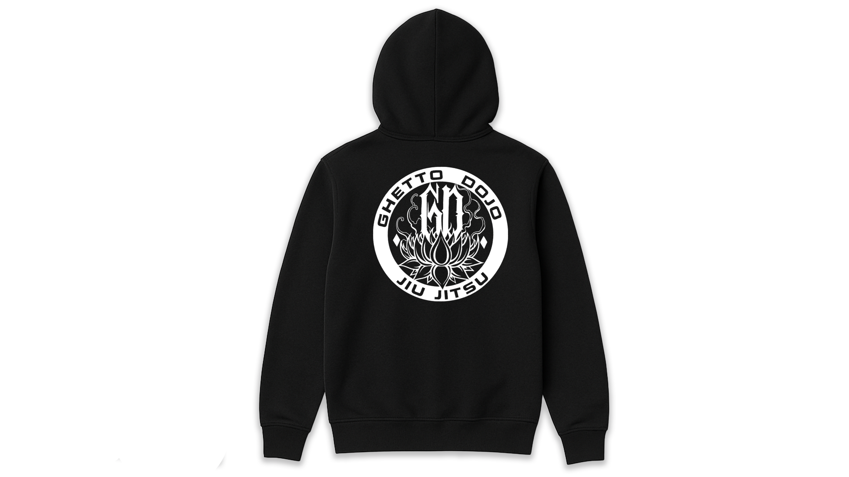 JIU JITSU ORIGINAL CIRCLE LOGO HOODIE / GHETTO DOJO