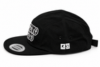 Ghetto Dojo Throwie Jockey Hat in black, side view
