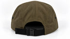 Ghetto Dojo Throwie Jockey Hat in OD green, back view